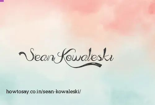 Sean Kowaleski