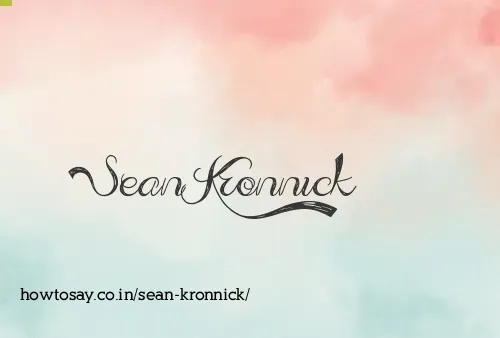 Sean Kronnick