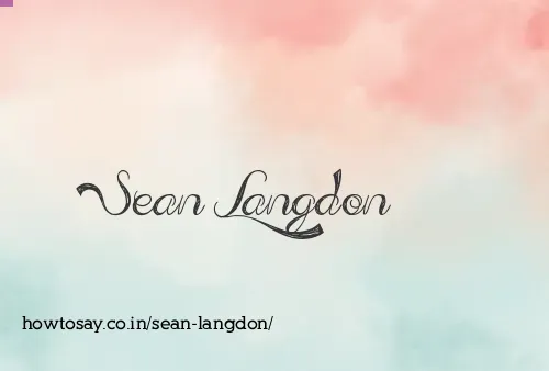 Sean Langdon
