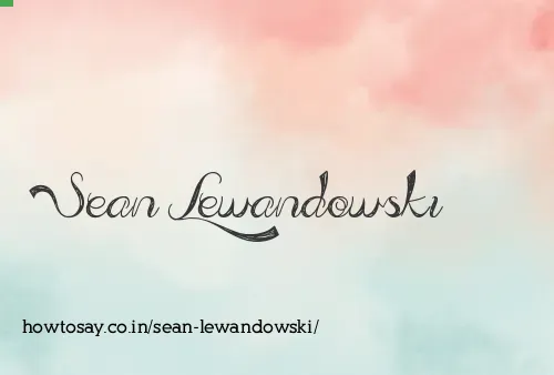 Sean Lewandowski