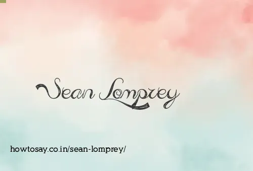Sean Lomprey