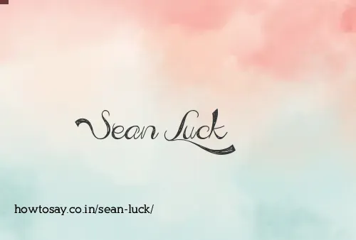 Sean Luck