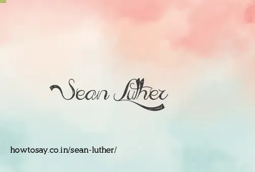 Sean Luther
