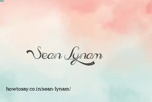 Sean Lynam