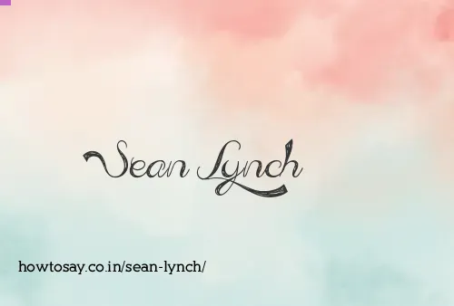 Sean Lynch