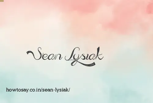 Sean Lysiak