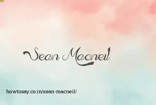Sean Macneil