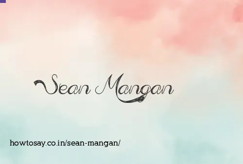 Sean Mangan