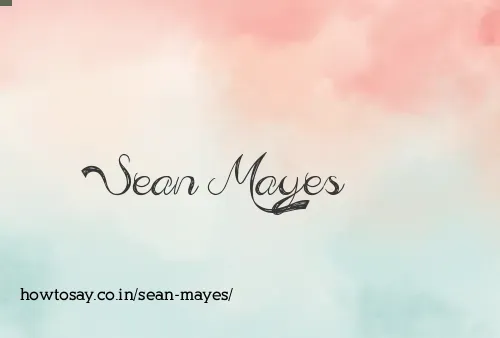 Sean Mayes