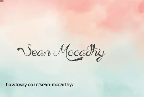 Sean Mccarthy