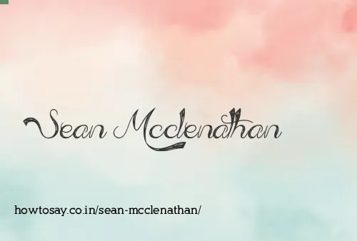 Sean Mcclenathan