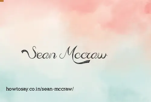 Sean Mccraw