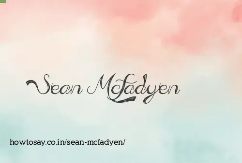 Sean Mcfadyen