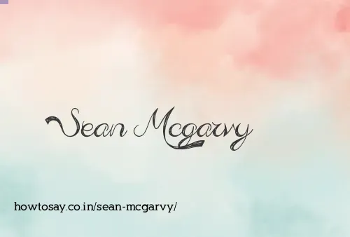 Sean Mcgarvy