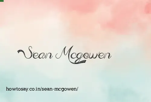 Sean Mcgowen