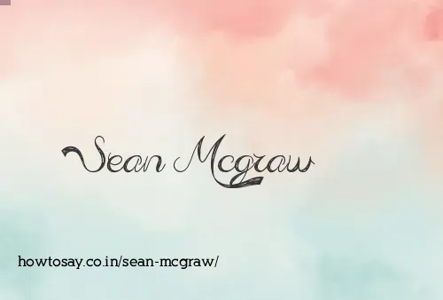 Sean Mcgraw