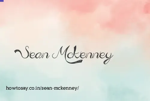 Sean Mckenney