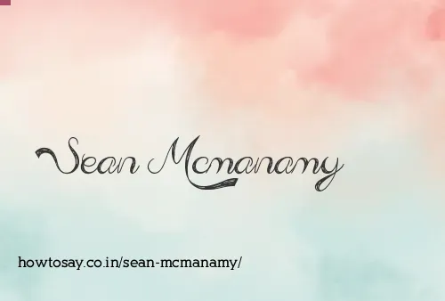 Sean Mcmanamy