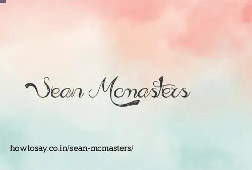 Sean Mcmasters