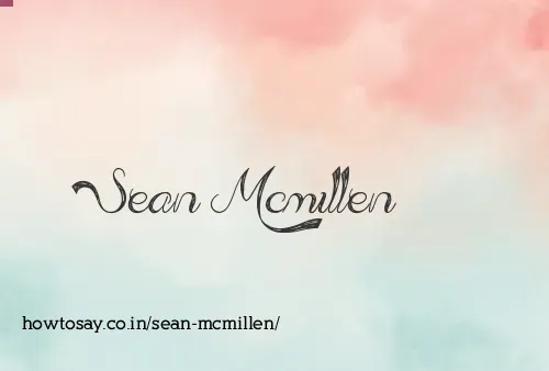Sean Mcmillen