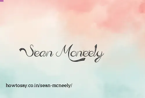 Sean Mcneely