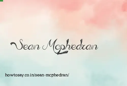 Sean Mcphedran