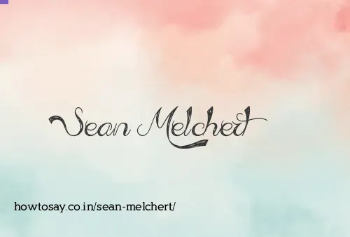 Sean Melchert