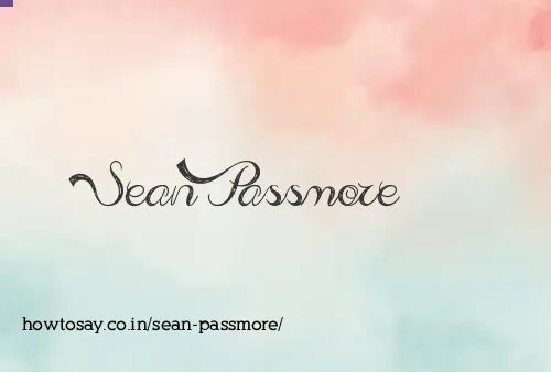 Sean Passmore