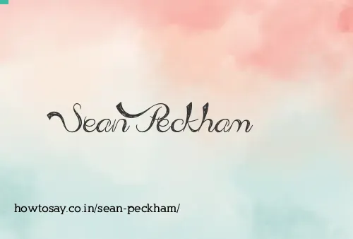 Sean Peckham