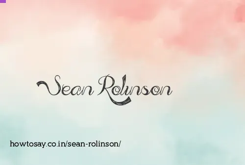 Sean Rolinson