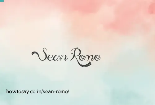 Sean Romo