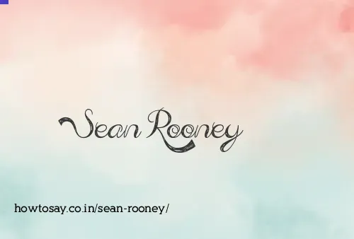 Sean Rooney