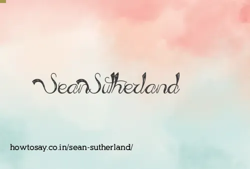 Sean Sutherland
