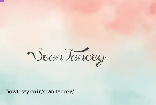 Sean Tancey