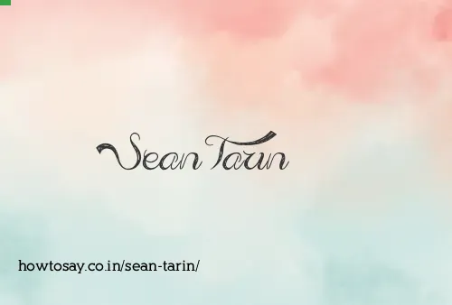 Sean Tarin