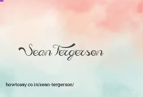 Sean Tergerson