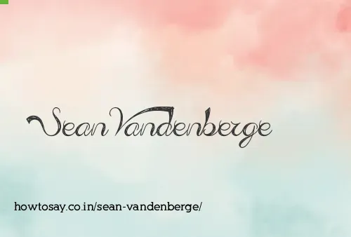Sean Vandenberge