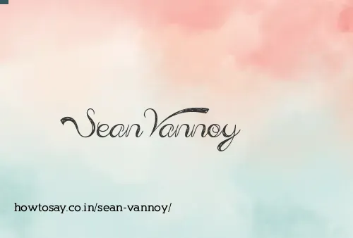 Sean Vannoy