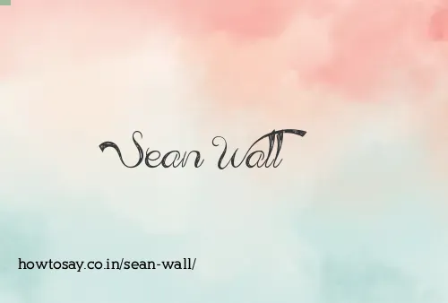 Sean Wall