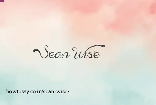 Sean Wise