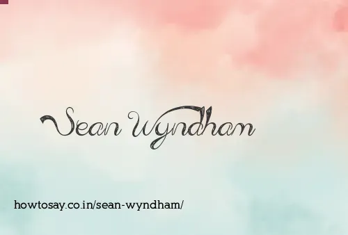 Sean Wyndham