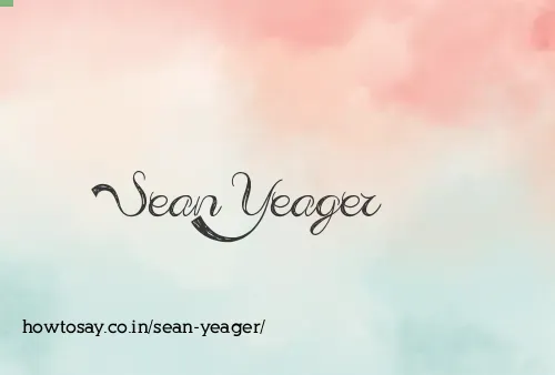 Sean Yeager