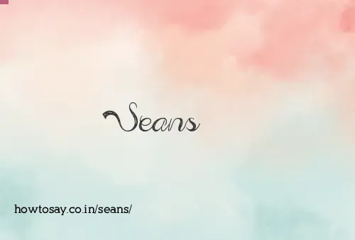 Seans