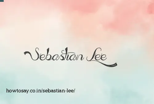 Sebastian Lee
