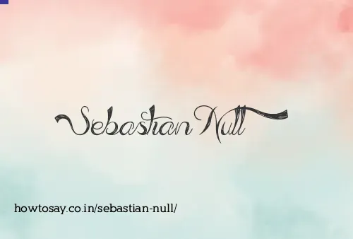 Sebastian Null