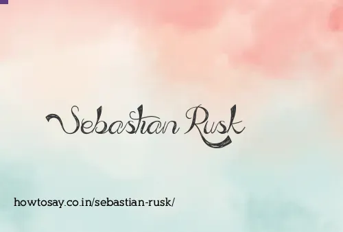 Sebastian Rusk