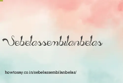 Sebelassembilanbelas