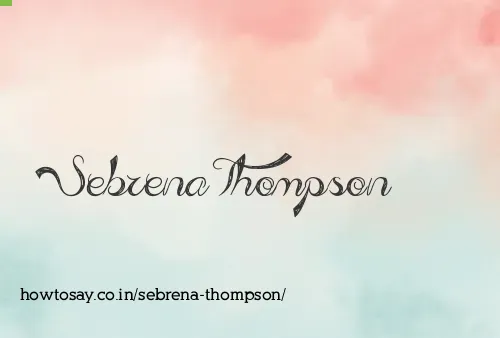 Sebrena Thompson