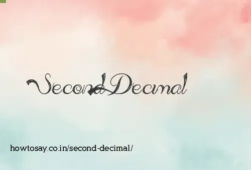 Second Decimal