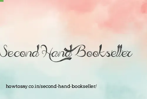 Second Hand Bookseller